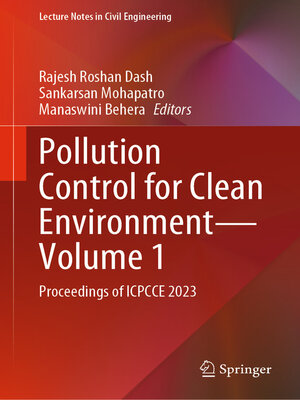 cover image of Pollution Control for Clean Environment—Volume 1